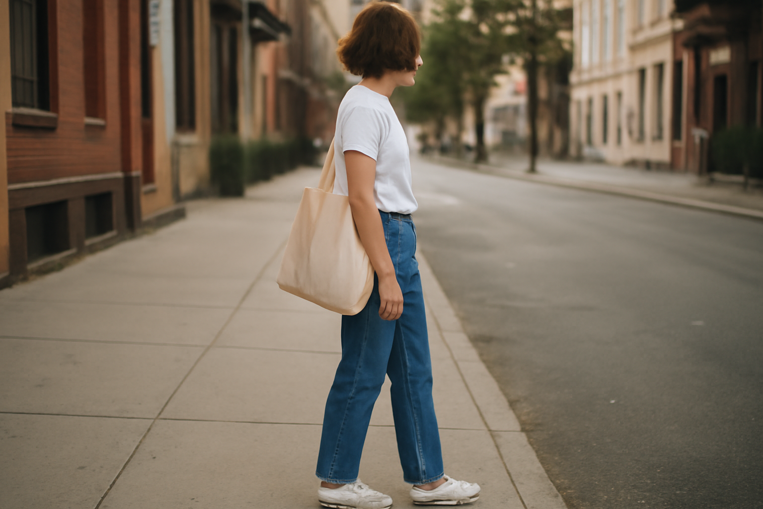 Cara Padu Padan Warna Netral dan Denim untuk OOTD Akhir Pekan